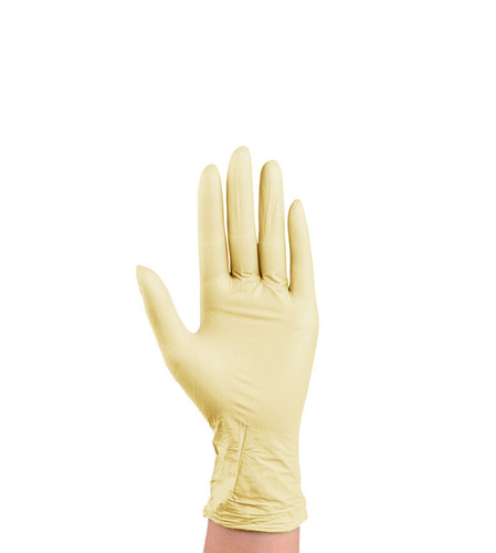 Disposable Latex Gloves, Class 100 Cleanroom Dust-Free Powder-Free Latex Gloves, Full-Matte Finish Industrial Work Safety Rubber Gloves