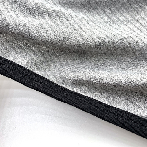 Men's ribbed sweat-absorbent low-rise underwear with large pouch U-shape thin breathable single-layer triangle pants GTOPX MAN