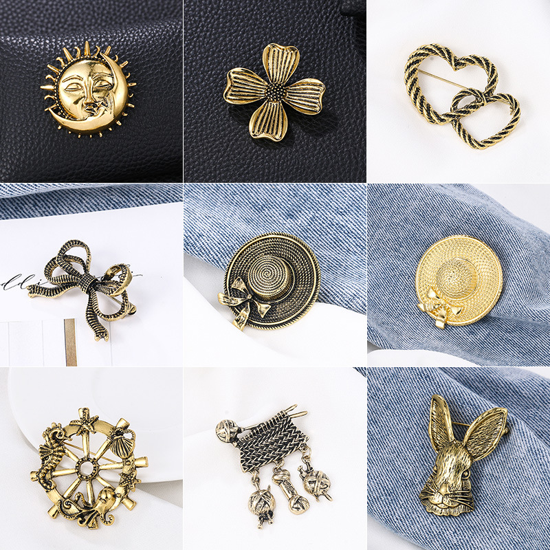 Retro brooch