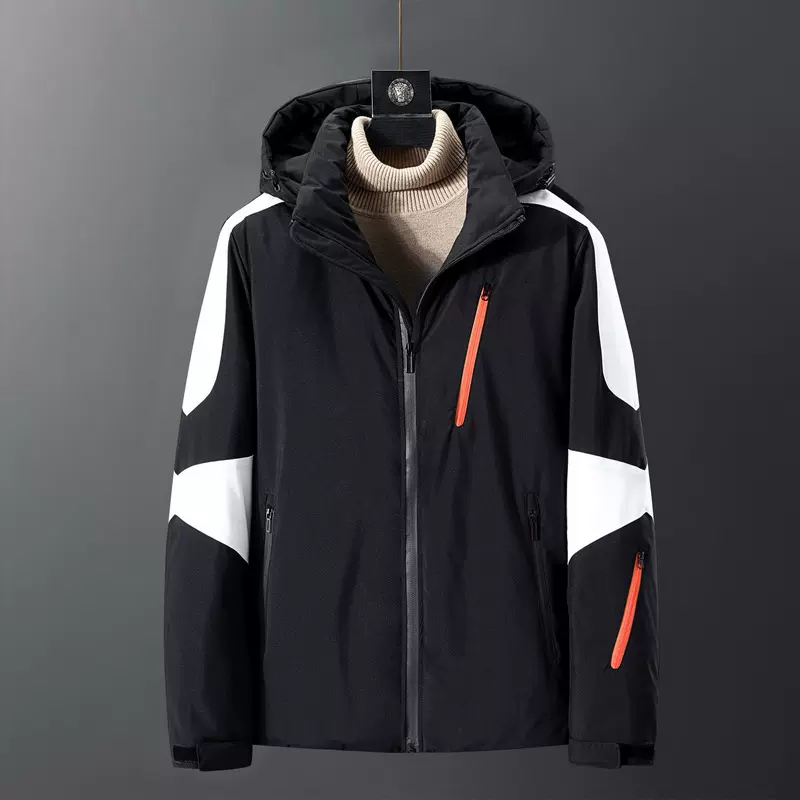 新款可二开男士棉服情侣款户外冬季滑雪服时尚加厚短款防寒棉外套