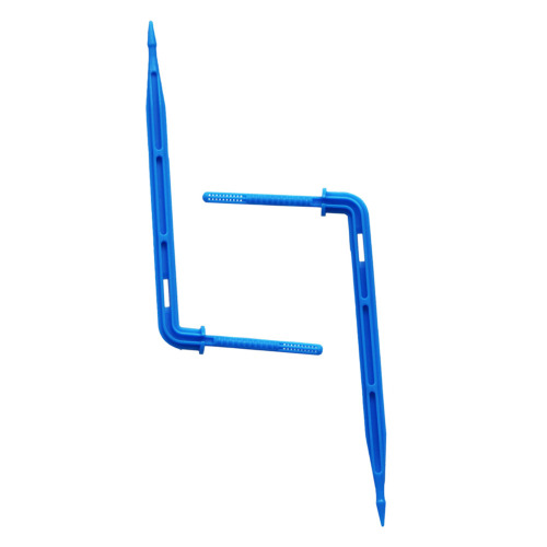 Agricultural irrigation plant pot flower fruit tree planting connector blue curved arrow drip irrigation free combination ground drip emitter
