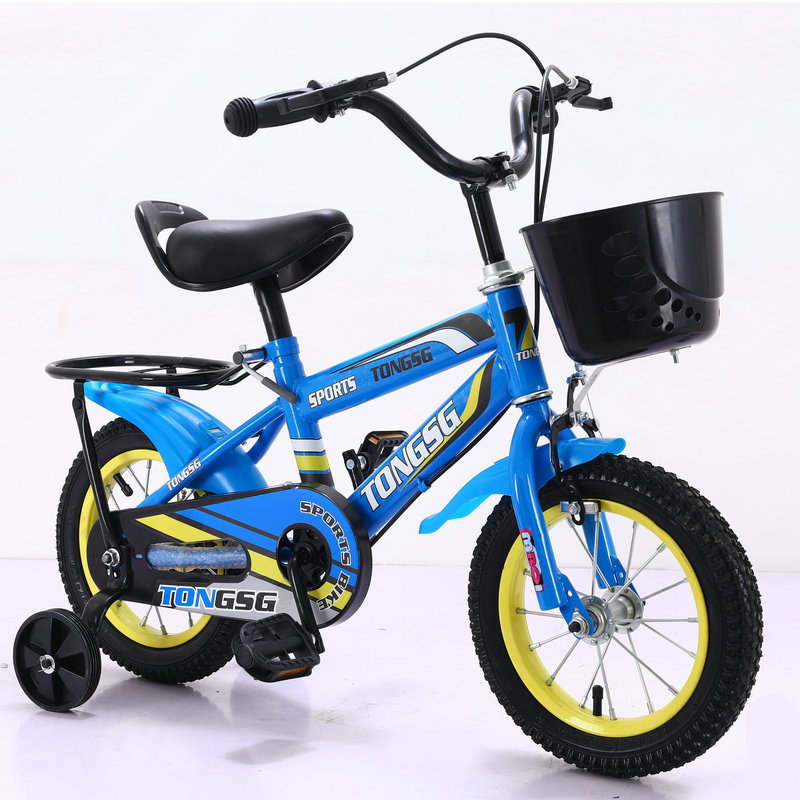 Botella de agua deportiva, bicicleta para niños, bicicleta para estudiantes de primaria con ruedas auxiliares, bicicleta para niños y niñas, bicicleta para niños de 3 a 6 años