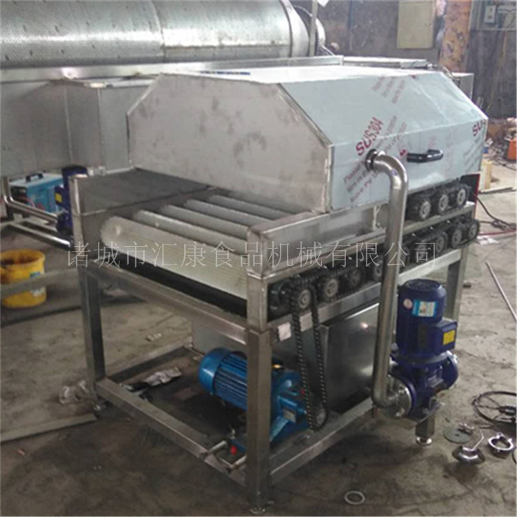 平行毛刷除杂喷淋清洗机干辣椒毛刷去杂设备 汇康机械销售