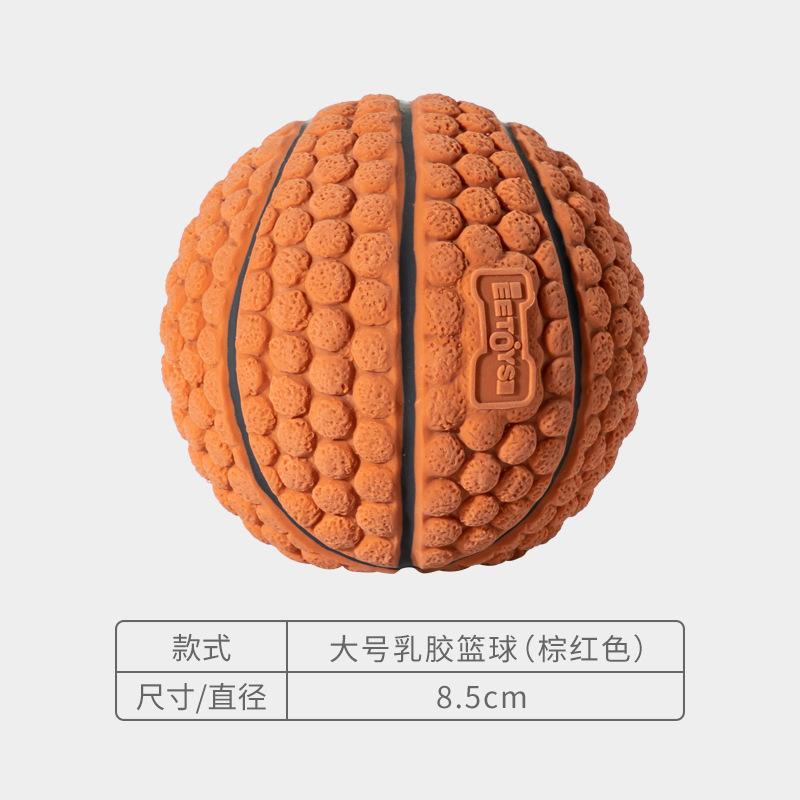 Yite perro juguete mordedura-resistente látex rugby fútbol serie molar sonido cachorro Golden Retriever mascota pelota de juguete