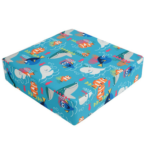 Baby seat booster cushion student seat cushion children's square sponge cushion convenient removable and washable eating thickened maternal and infant supplies