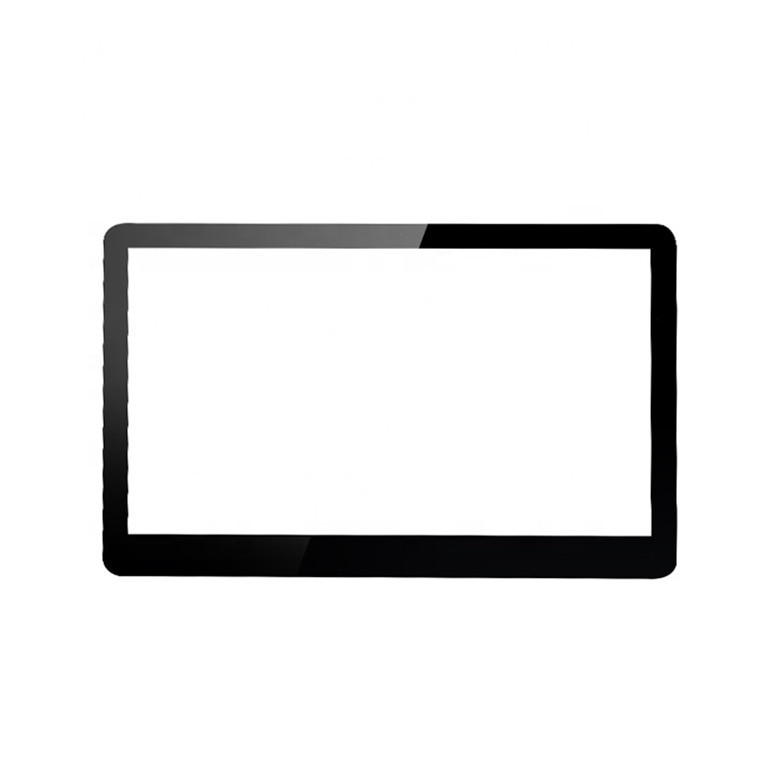 厂家现货丝印钢化玻璃面板屏幕保护钢化玻璃盖板丝印黑色钢化边框