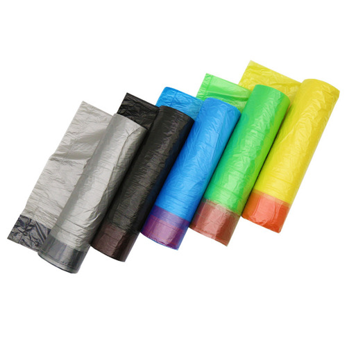 Factory direct sales home department store household garbage bag portable garbage bag drawstring garbage bag garbage bag thickened