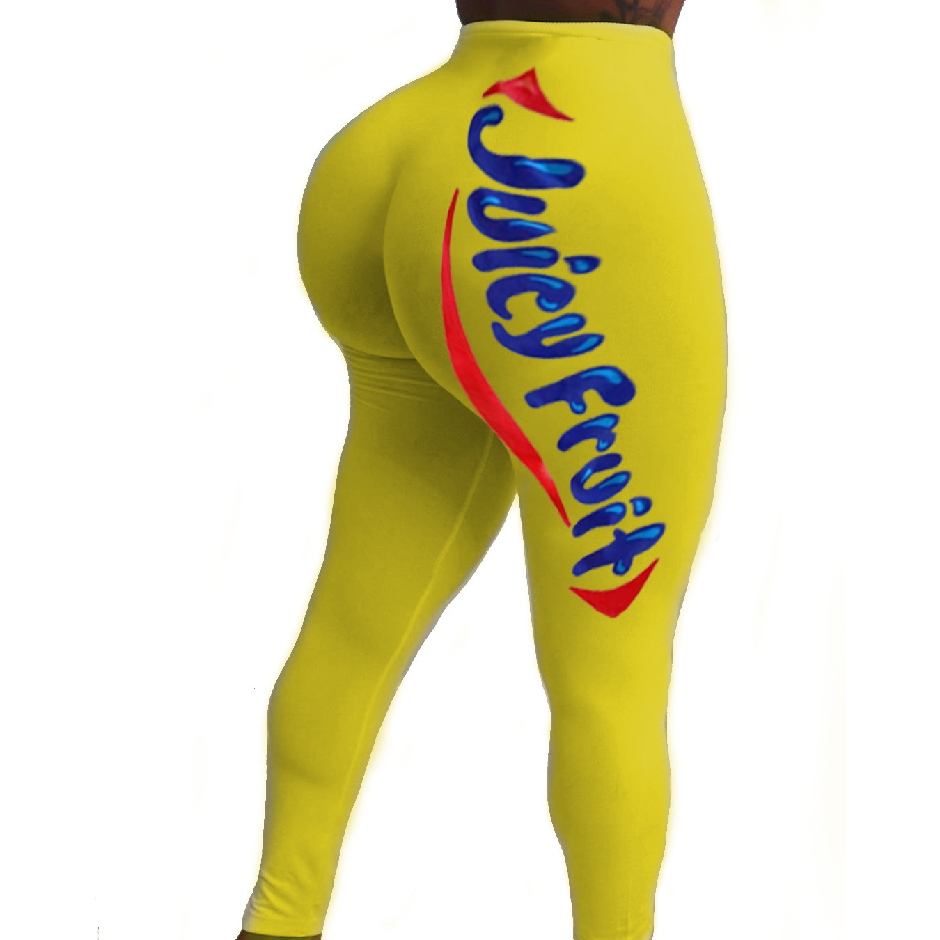 D9318 Amazon Hot European and American Women's Sexy Women's Tight Pants Pattern Printed Pants Yoga Pants