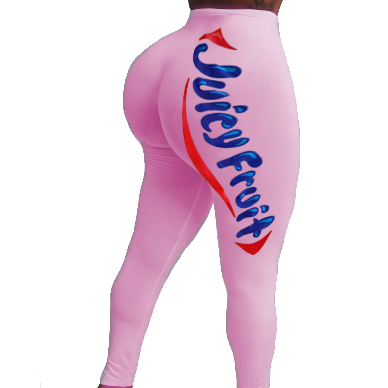 D9318 Amazon Hot European and American Women's Sexy Women's Tight Pants Pattern Printed Pants Yoga Pants