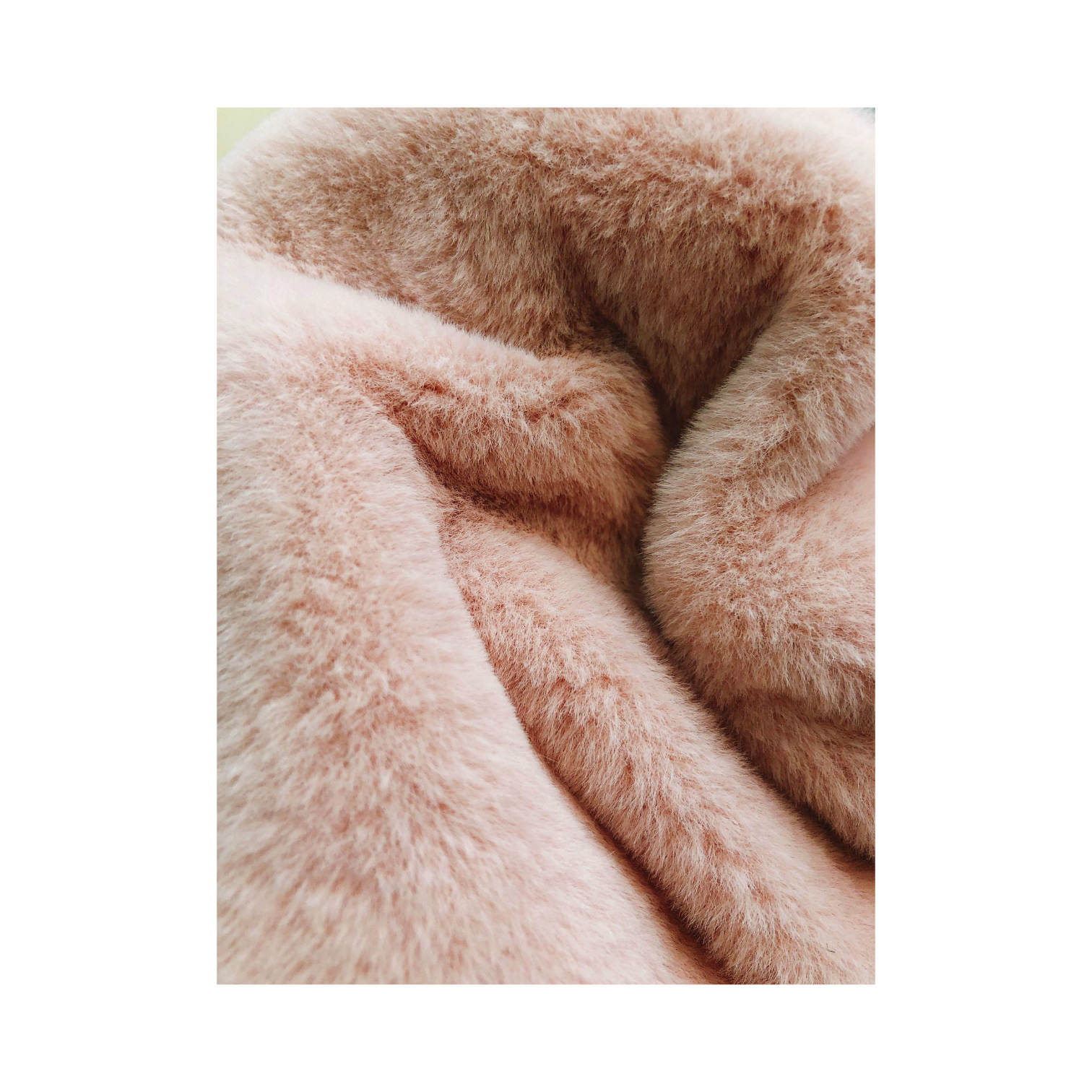 Pequeño cabello de conejo grueso 600g tela de peluche de conejo super mat 10MM cabello de conejo de urdimbre