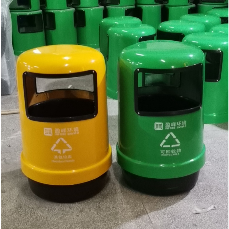 玻璃钢分类户外垃圾桶批发商 玻璃钢圆桶 玻璃钢垃圾桶垃圾桶厂家