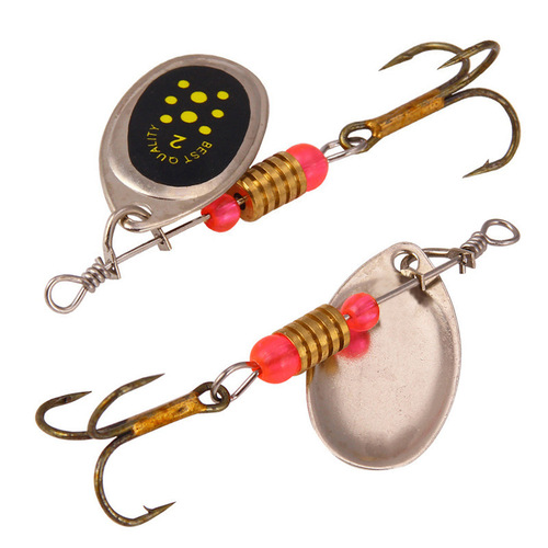 Weihe wholesale 6cm 2.5g lure rotating metal sequins bionic bait rotating iron piece lure lure wholesale