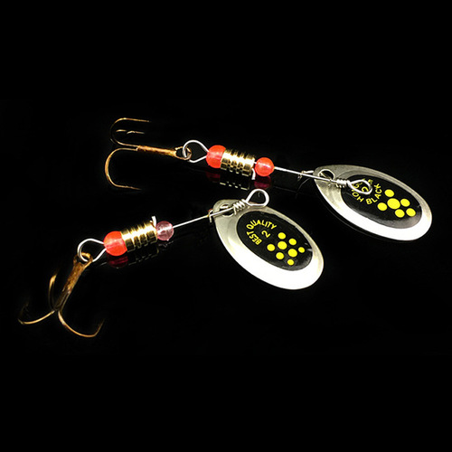 Weihe wholesale 6cm 2.5g lure rotating metal sequins bionic bait rotating iron piece lure lure wholesale