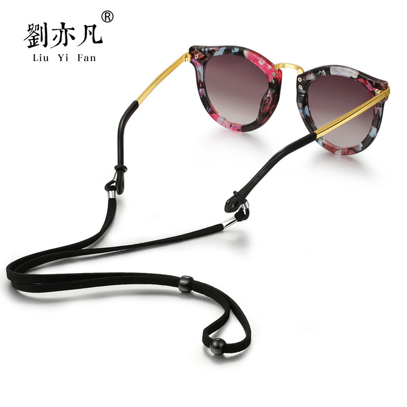 Glasses rope anti-lost rope suede cloth glasses lanyard sports adjustable glasses chain multicolor optional independent packaging
