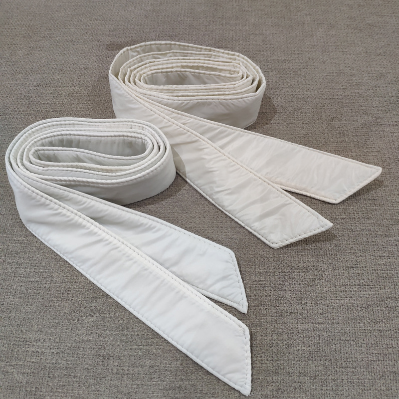 Nuevo cinturón de las mujeres de todo partido abajo chaqueta con cordones de algodón y engrosamiento simple abrigo vinculante arco decorativo sello de la cintura