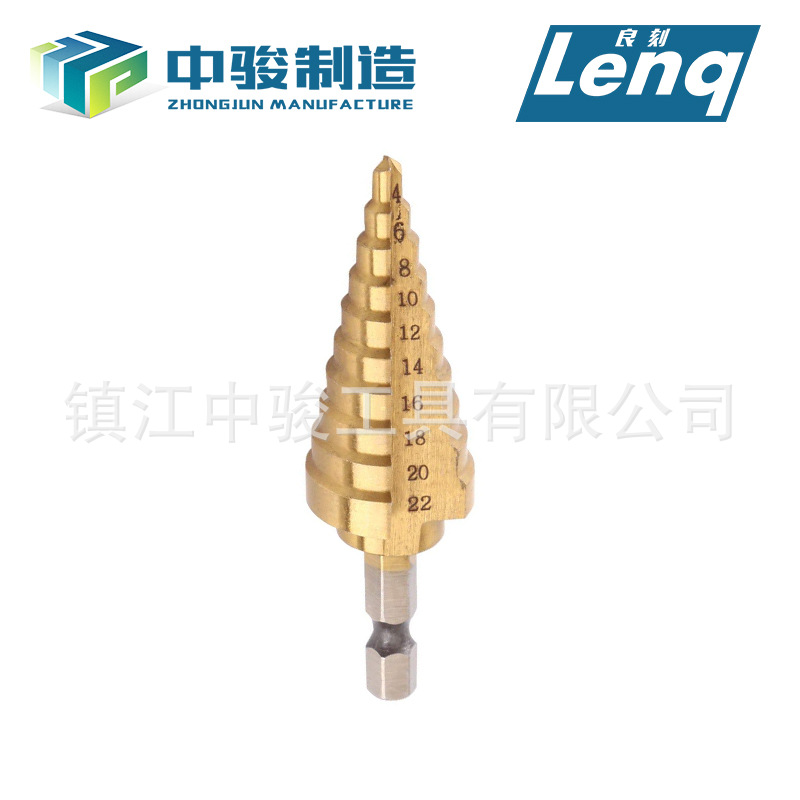 Taladro de pagoda no estándar taladro de escalera de acero de alta velocidad multifuncional especial metal acero inoxidable herramienta eléctrica abridor de agujeros