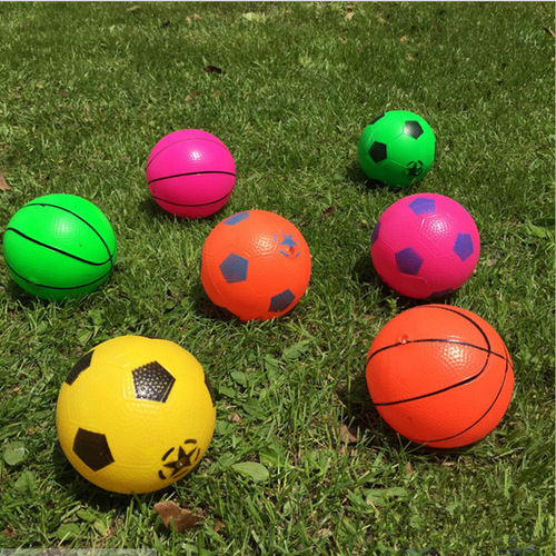 Small leather ball inflatable small basketball kindergarten slap ball 10 12 16cm outdoor sports ball toys wholesale