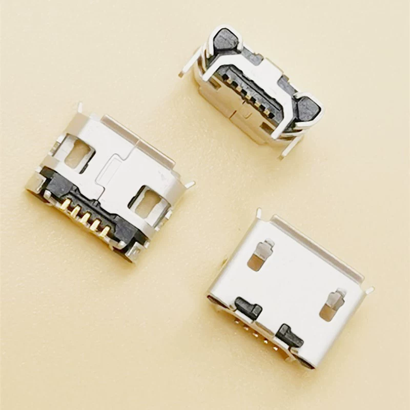USB разъем материнской платы Micro рупорные 4.85 Mavericks 5P с загнутой боковой плоской четырехножной стойкой без стойки MK5P Mike Mike все медные