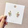 Advanced earrings, retro silver needle from pearl, high-quality style, internet celebrity, silver 925 sample