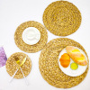 Manufacturer is directly provided by the gourd grass meal cushion handmade meal cushion meal pad thermal insulation pad anti -slip cushion bowl pad