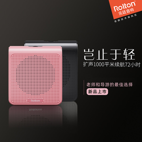 Roltong/LeTing K10 Mini Bee Speaker for Teachers' Lectures and Presentations, Waist-Borne Tour Guide Horn