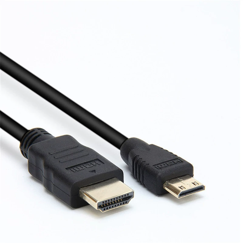 Mini HDMI на HDMI провод планшет компьютер проектор четкая линия HDMI высокое разрешение ТВ соединительная линия 1 метр
