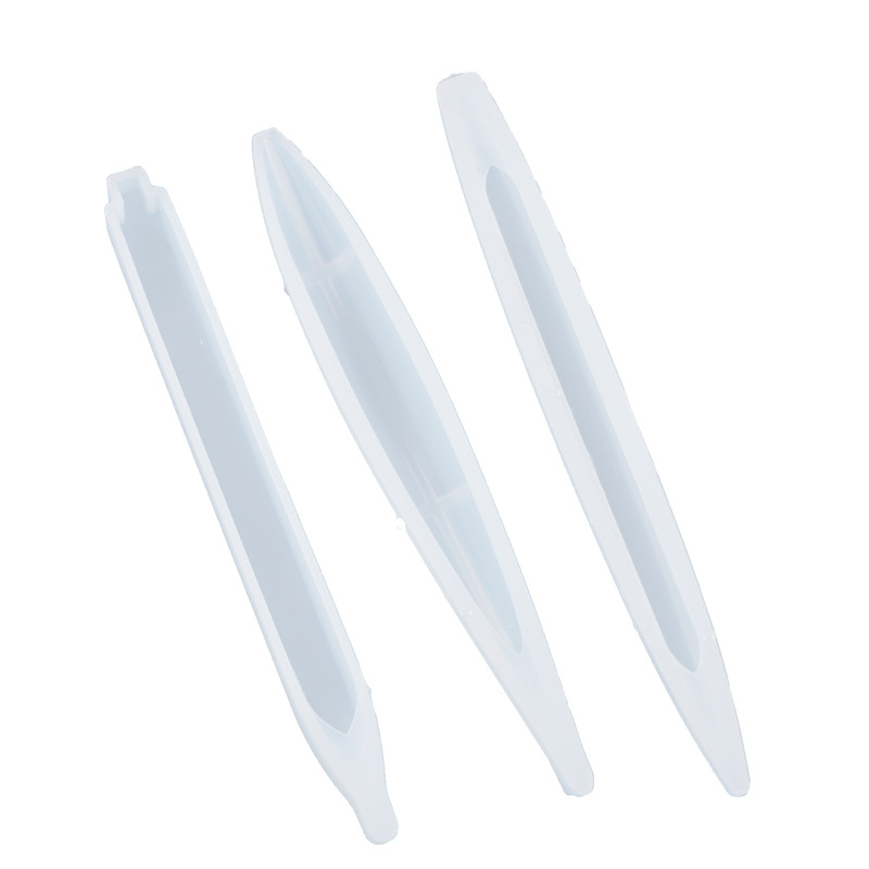 Yu meiren DIY cristal epoxi molde pluma bolígrafo papelería casera suministros de oficina espejo molde de silicona