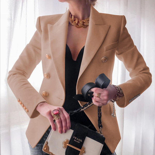 demi-season solid suit for leisure