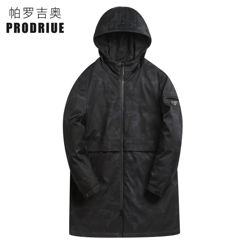 Factory wholesale autumn and winter new clothing men's hooded long down jacket men's fashion trend warm coat