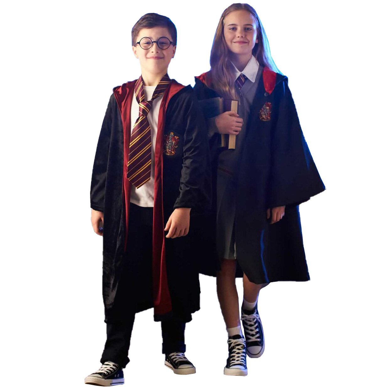 thumbnail image 1 of Disfraces de Halloween 2024 M-XL Disfraces de Halloween europeos y americanos Día del niño Uniformes escolares mágicos para niños y niñas de Harry Potter Túnicas, 1 of 4
