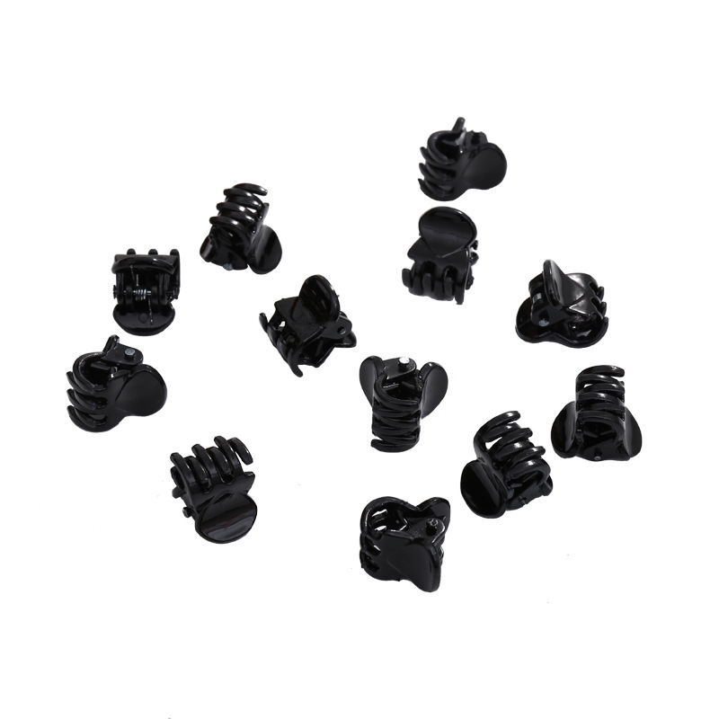 [Aiqi] pinza de pelo negro tamaño pequeño pelo roto flequillo clip accesorios para el cabello horquilla para niños horquilla retro francesa