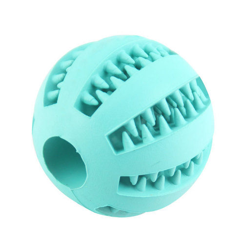 Pet toy food leakage ball dog play and exercise watermelon natural rubber food leakage device teeth cleaning and molar elastic toy