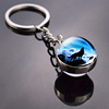 Hair accessory, keychain, glossy fashionable pendant