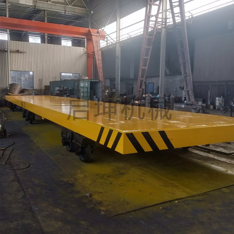蓄电池无轨电动平车 5T蓄电瓶轨道平板车 储电池钢厂货物搬运台车