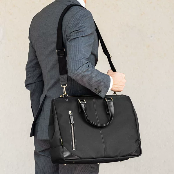 SANWA Japanese-made business computer bag armored cloth 13.3 inch hand bag 2WAY three cabin 200-BAG156BK