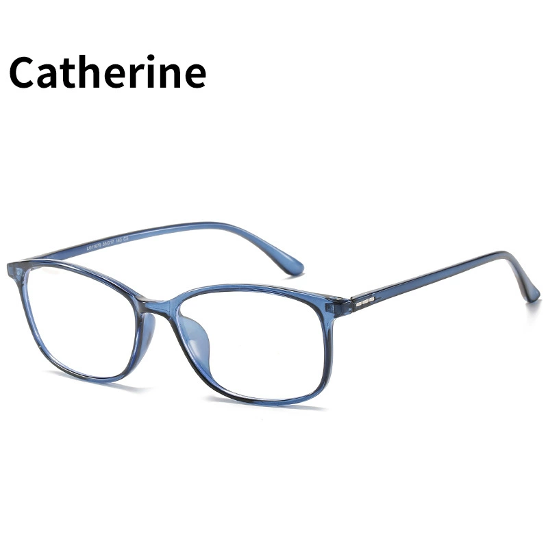Очки с защитой от синего света Catherine, элипсовидная рамка унисекс, ретро стиль (множество цветов рам)