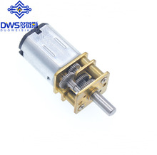 GA12-N20减速马达 智能小车3V6V12V微型直流齿轮减速电机低速电机
