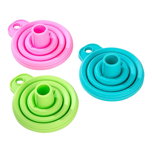 Foldable funnel, large-caliber funnel, grain storage bag, ice pack funnel, telescopic funnel, silicone funnel, oil funnel