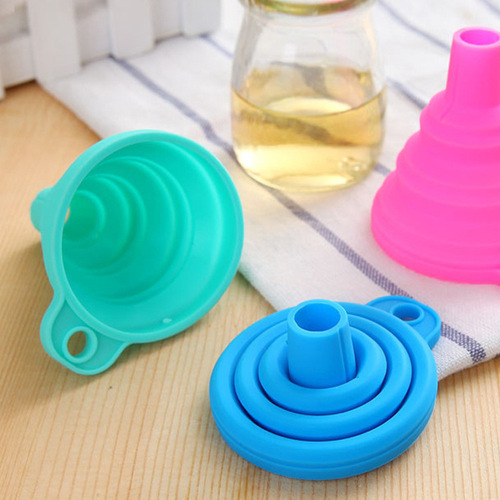 Foldable funnel, large-caliber funnel, grain storage bag, ice pack funnel, telescopic funnel, silicone funnel, oil funnel