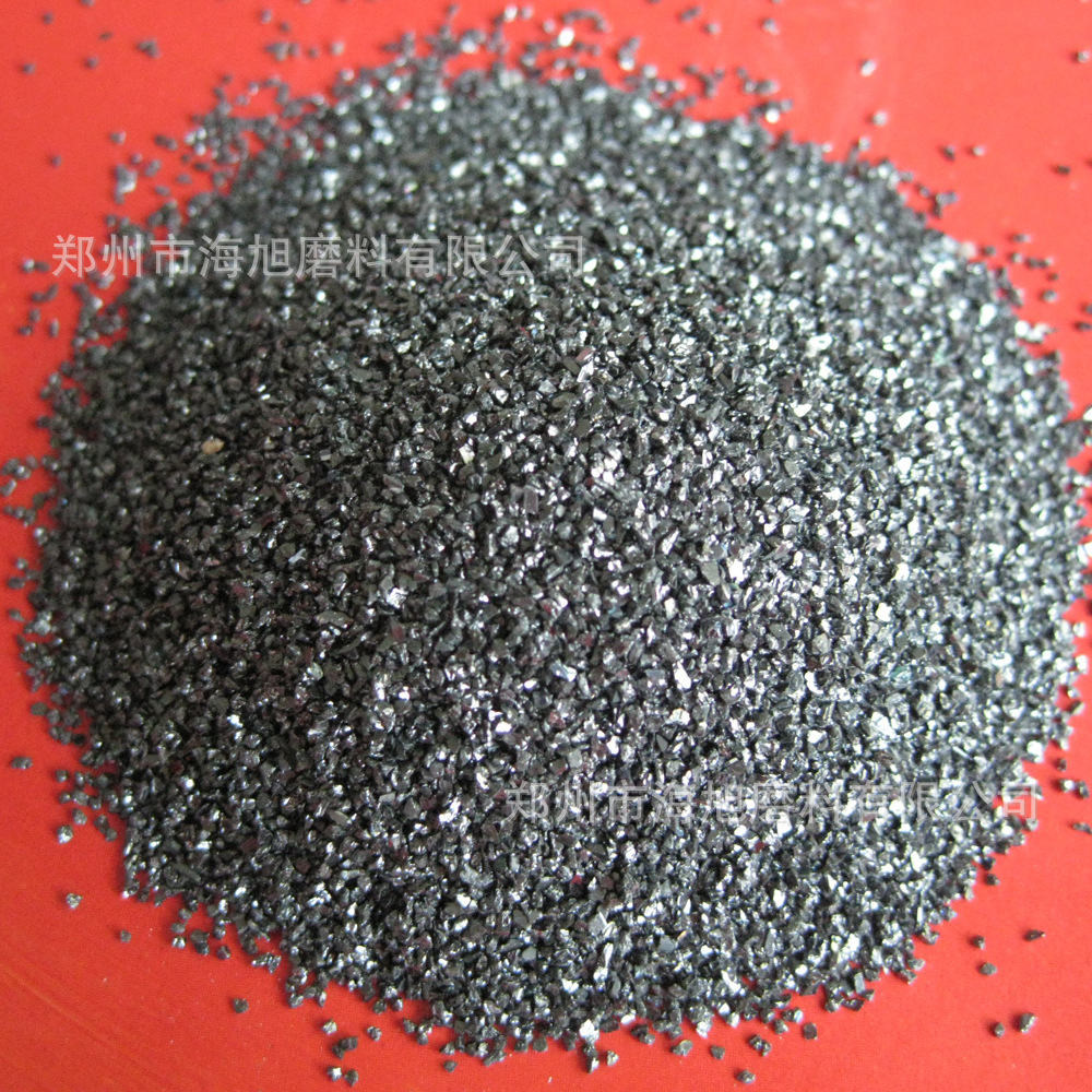 纱布砂纸等涂附磨具用P砂黑碳化硅P30#目黑碳化硅