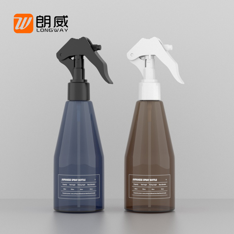 200ml japonés pequeña botella de aerosol botella de agua de desinfección transparente PET botella de plástico botella de riego puede sub-botella de aerosol