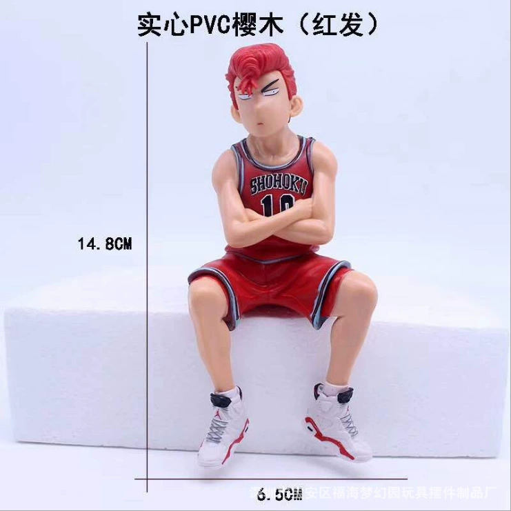 Баскетбольный мальчик Сакураги Цветочная дорога Рукава Клен Q версия баскетбольной куклы аниме ручной рабочий стол автомобильная модель украшения