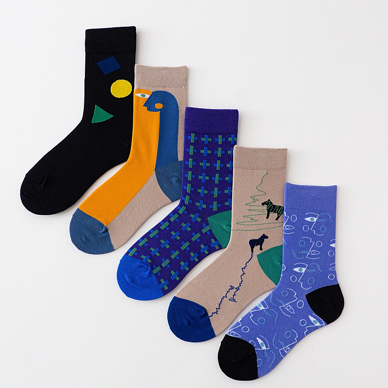 Unisex Baumwolle Cartoon Crew Socken Für Herbst Und Winter_voghion.com
