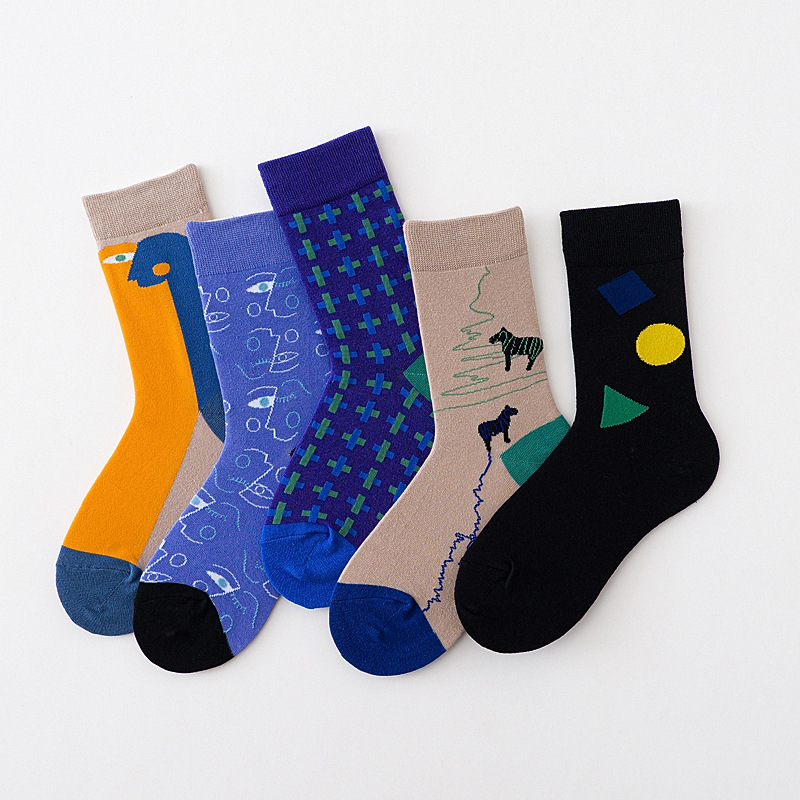 Unisex Baumwolle Cartoon Crew Socken Für Herbst Und Winter_voghion.com