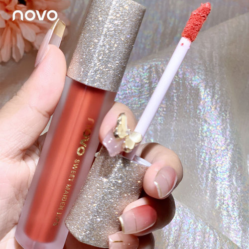 NOVO Love Mist Air Lip Glaze Internet celebrity matte matte long-lasting color student party affordable lip gloss