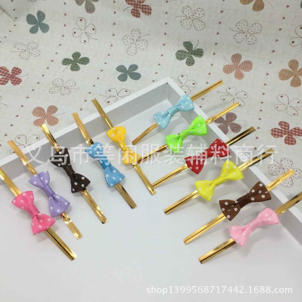 На складе специализируется на производстве пучка рот бабочка галстук шелк Творческий волна точка небольшой галстук-бабочка проволока галстук-бабочка шелк разнообразие для выбора