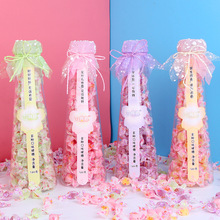 120克櫻花千紙鶴水果糖兒童糖果瓶裝整箱批休閑食品網紅零食批發