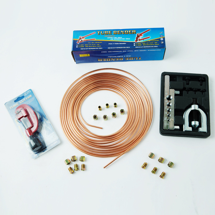 Línea de freno separada tarjeta de papel traje de herramientas expansor de tubería bobina de aire acondicionado borde expansor kit de pelacables en stock lote