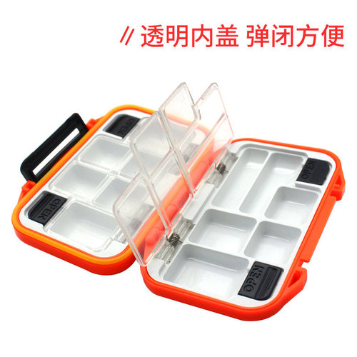 F fishing storage box accessories bait box lure box 4 colors large, medium and small rock fishing box fishing supplies