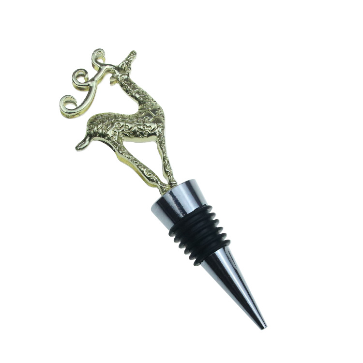 Cruz-frontera DIY vino tapón de aleación de zinc epoxi vino tapón de aleación de aluminio redondo cuadrado en forma de corazón tapón de vino